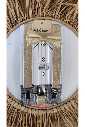 آویز شلوار طلائی بچه گانه پلی استر Monkabox - کد 808338678