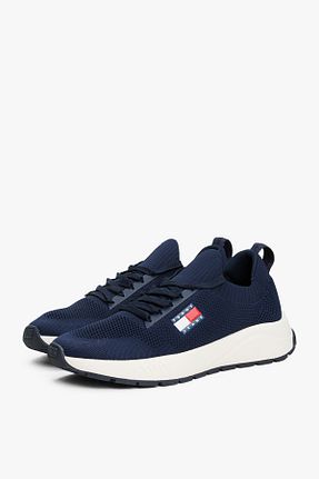 کفش اسنیکر سرمه ای مردانه بند دار Tommy Hilfiger - کد 901396617