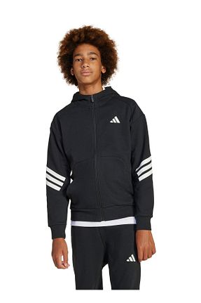 سوئیشرت مشکی بچه گانه پلی استر adidas - کد 902342435