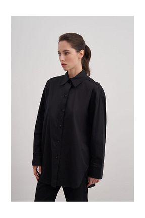 پیراهن حجاب مشکی زنانه رگولار FUSHYA - کد 901305694