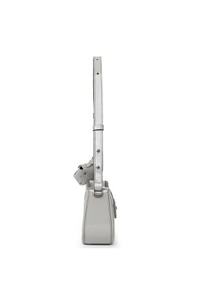 کیف دوشی طوسی زنانه چرم مصنوعی Matmazel - کد 834425876