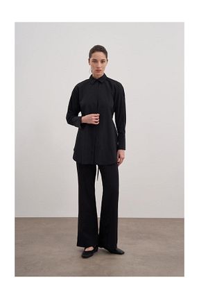 پیراهن حجاب مشکی زنانه رگولار FUSHYA - کد 901328422
