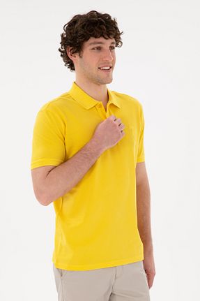 پولوشرت زرد مردانه پارچه U.S. Polo Assn. - کد 846438732