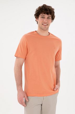 تیشرت نارنجی مردانه رگولار U.S. Polo Assn. - کد 846438269