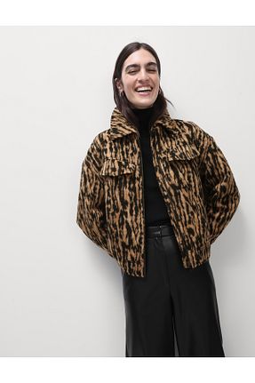 کت قهوه ای زنانه رگولار Marks & Spencer - کد 901345284