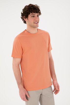 تیشرت نارنجی مردانه رگولار U.S. Polo Assn. - کد 846438269