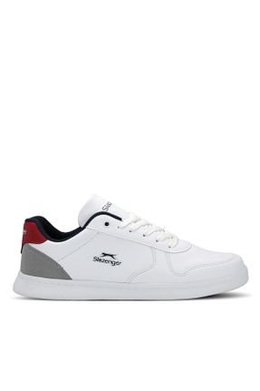 کفش اسنیکر سفید مردانه بند دار Slazenger - کد 901330321