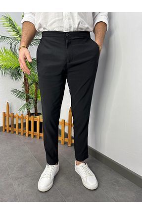 شلوار مشکی مردانه پنبه ای MODA - کد 901325364