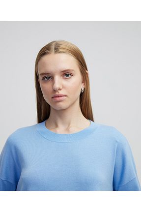 پلیور آبی زنانه ساده MISS IPEKYOL - کد 901345748