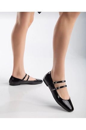 بابت مشکی زنانه چرم لاکی Katrina shoes - کد 901336691
