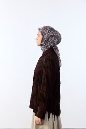 روسری رنگی پنبه پلی استر MİRSOY SCARF - کد 901361193