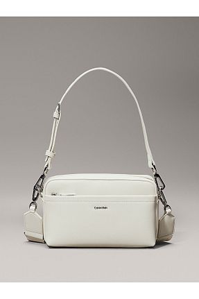 کیف دستی بژ زنانه چرم مصنوعی Calvin Klein - کد 900894653