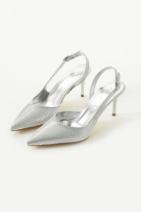 کفش پاشنه بلند کلاسیک زنانه ساتن Gökçe Shoes - کد 901367157
