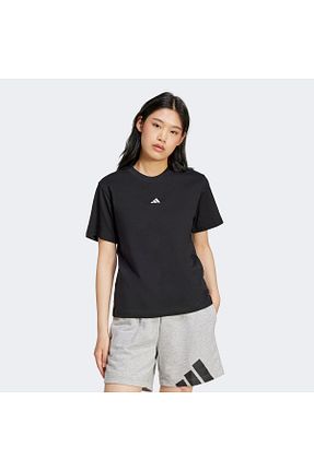 تیشرت مشکی زنانه رگولار adidas - کد 901285365