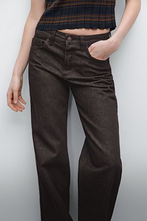 شلوار قهوه ای زنانه پنبه ای Massimo Dutti - کد 901396835