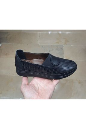 کفش پیاده روی مشکی زنانه چرم اصل BRGL - کد 902333046