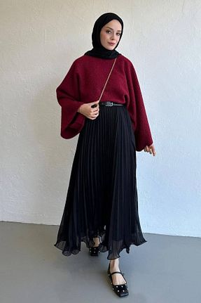دامن حجاب مشکی زنانه بافتنی ahsen fashion - کد 896884915