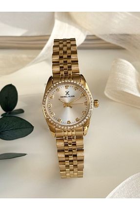 ساعت مچی طلائی زنانه استل (فولاد) Daniel Klein - کد 902395570