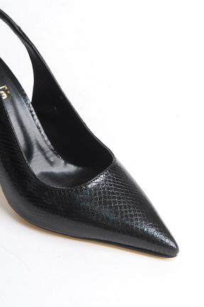 کفش استایلیتو مشکی پاشنه نازک Red&Shoe - کد 902394452