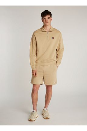 سوئیشرت بژ مردانه ساده Tommy Jeans - کد 901405019