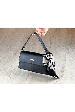 کیف دوشی مشکی زنانه چرم مصنوعی Armine - کد 901442349