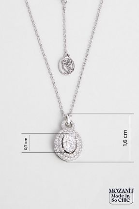 گردنبند نقره سفید زنانه 925 عیار So Chic - کد 901438021