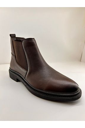 بوت / نیم بوت قهوه ای مردانه پارچه ای FKSHOES - کد 901442249