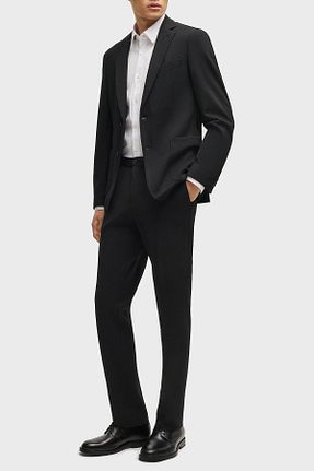 شلوار مشکی مردانه پارچه BOSS - کد 901441768