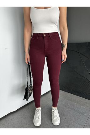 شلوار جین زرشکی زنانه پاچه تنگ Zerrincan Giyim - کد 901410047