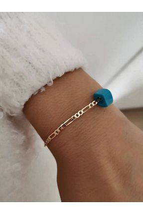 دستبند جواهر زرد زنانه منجق pullmarkt - کد 901428250