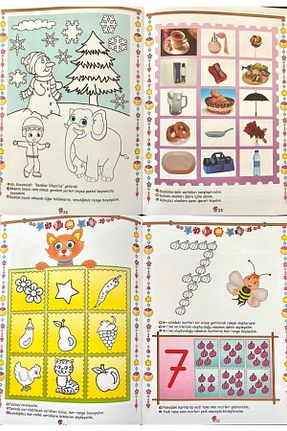 کتب فعالیتی و آموزشی 3 - 6 سال Harika Kitap - کد 879438610