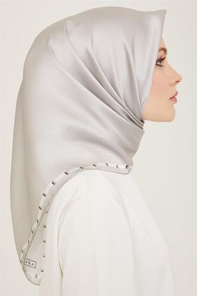 روسری قهوه ای İpek Tivil Armine - کد 807532309