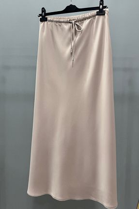 دامن حجاب بژ بافتنی Sentez - کد 901567518