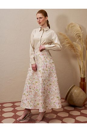 دامن حجاب سبز زنانه رگولار Kayra - کد 901593031