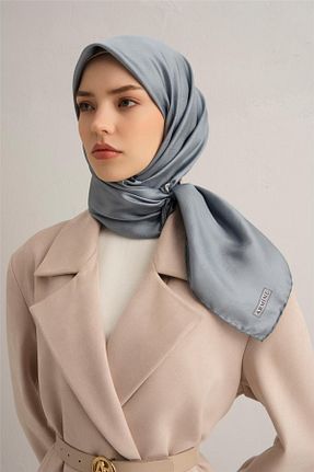 روسری سرمه ای İpek Jakar Armine - کد 893784722