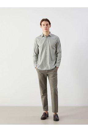 پیراهن سبز مردانه رگولار LC Waikiki - کد 904125200