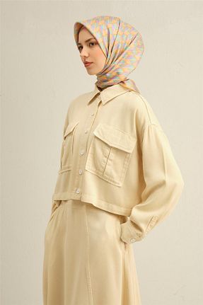 روسری زرد İpek Tivil Armine - کد 901361042