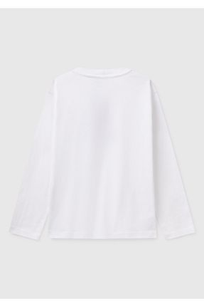 تیشرت سفید بچه گانه رگولار United Colors of Benetton - کد 901570756