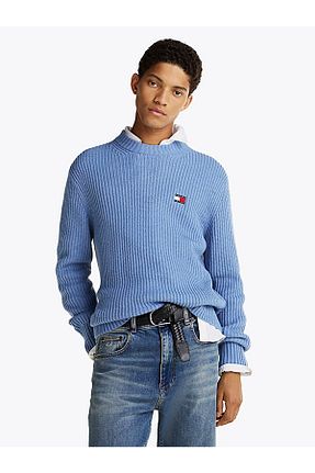 پلیور آبی مردانه ساده Tommy Hilfiger - کد 901593380