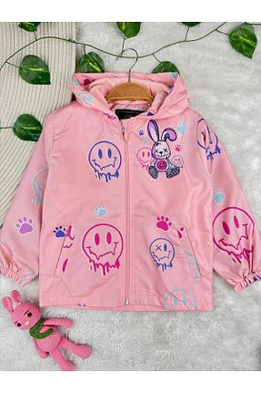 ترنچکت صورتی بچه گانه %100 پنبه Minizade - کد 902511285