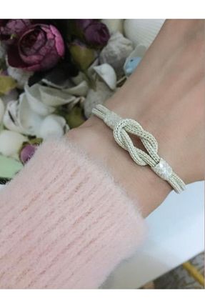 دستبند نقره زنانه 925 عیار ES - کد 901552390