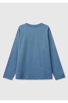 تیشرت آبی بچه گانه رگولار United Colors of Benetton - کد 901559173