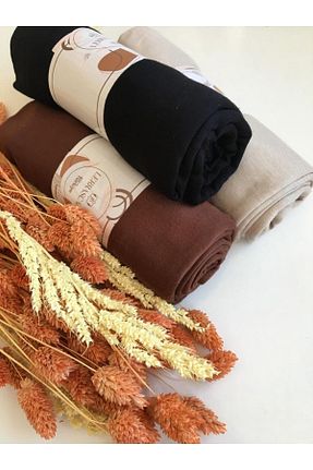 شال قهوه ای زنانه ویسکون Lerra - کد 262006958