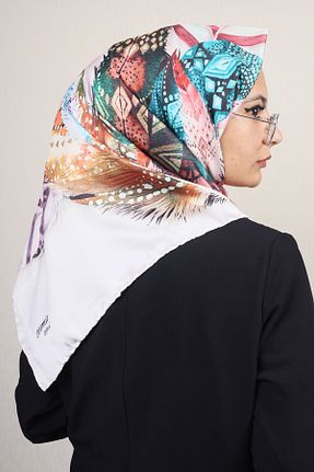 روسری سبز پلی استر PİRAMİT - کد 51935155