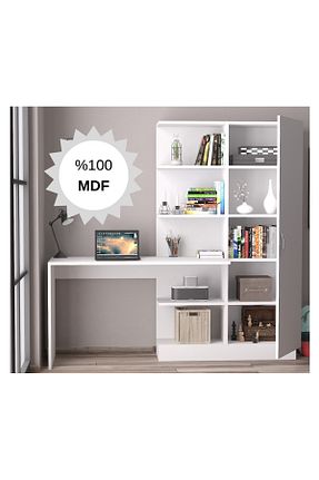 میز تحریر سفید 175 سانتی متر Bicabin - کد 803225475
