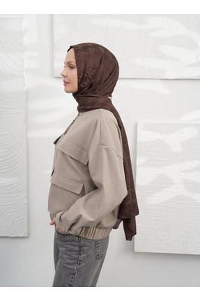 شال قهوه ای زنانه Butik - کد 901588416