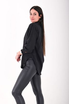 ساق شلواری مشکی زنانه فاق بلند Blues Outlet - کد 901620756