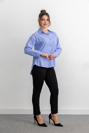 شلوار مشکی زنانه پارچه TUĞBA ERGÜL - کد 901602821
