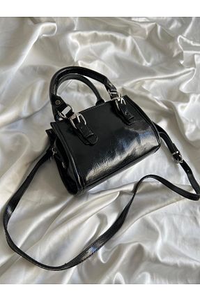 کیف دوشی مشکی زنانه چرم مصنوعی Mia Collection - کد 901578007