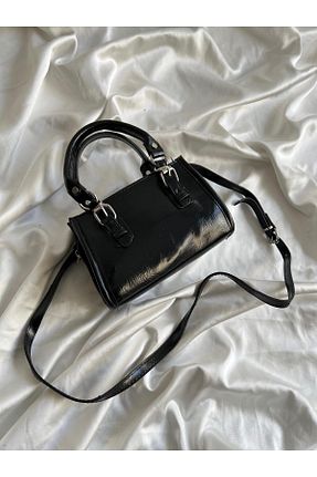 کیف دوشی مشکی زنانه چرم مصنوعی Mia Collection - کد 901578007